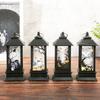 Halloween Decoration LED Wind Lantern Halloween Skull Pumpkin Night Light Scene Arrangement Gift Ornaments
