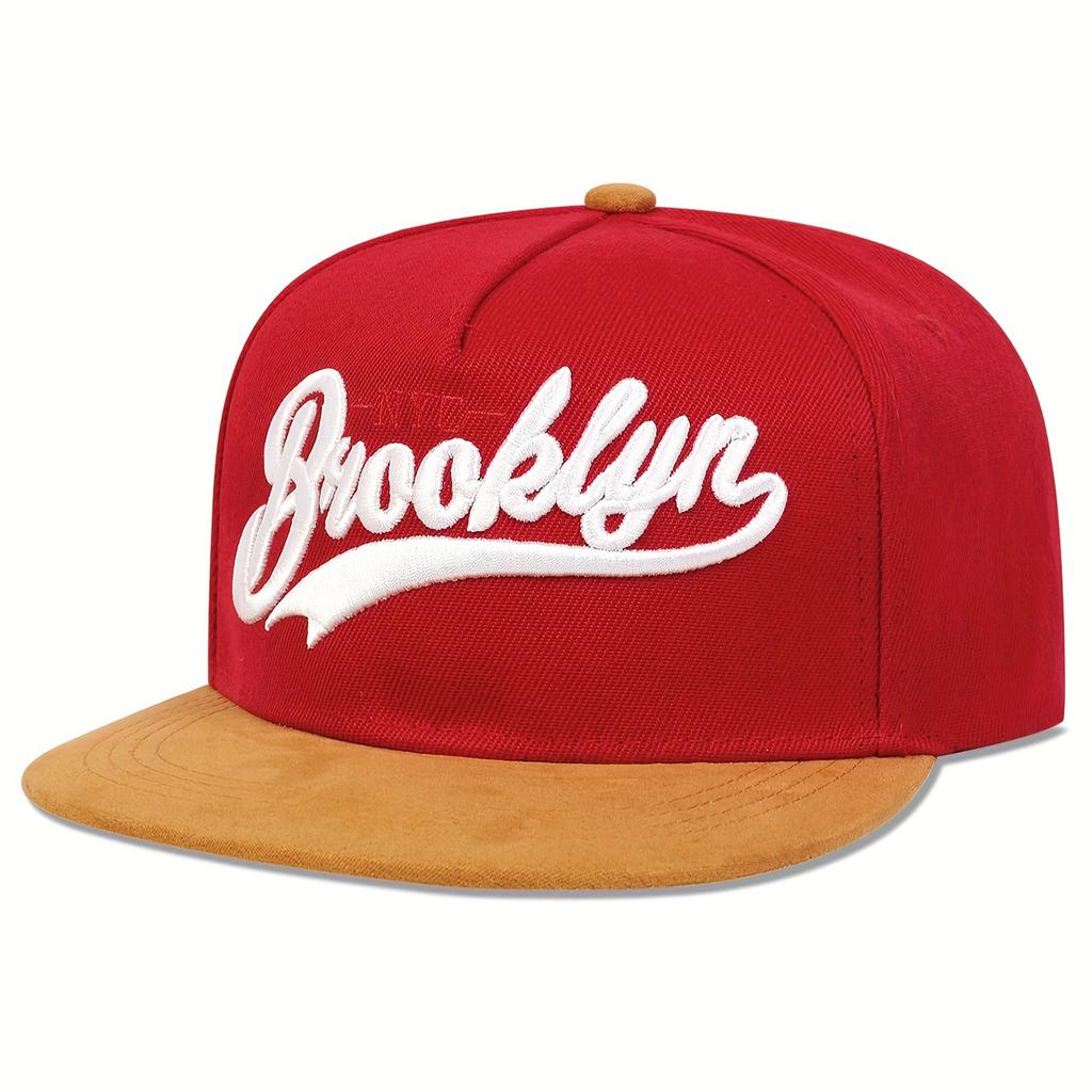 Unisex Brooklyn Embroidery Hip-Hop Hats Outdoor Adjustable Casual Baseball Caps Sunscreen Hat Sports Golf Cap