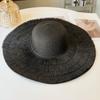Wind spring summer new vacation big brim beach hat foldable sun protection sunshade seaside straw hat sun hat