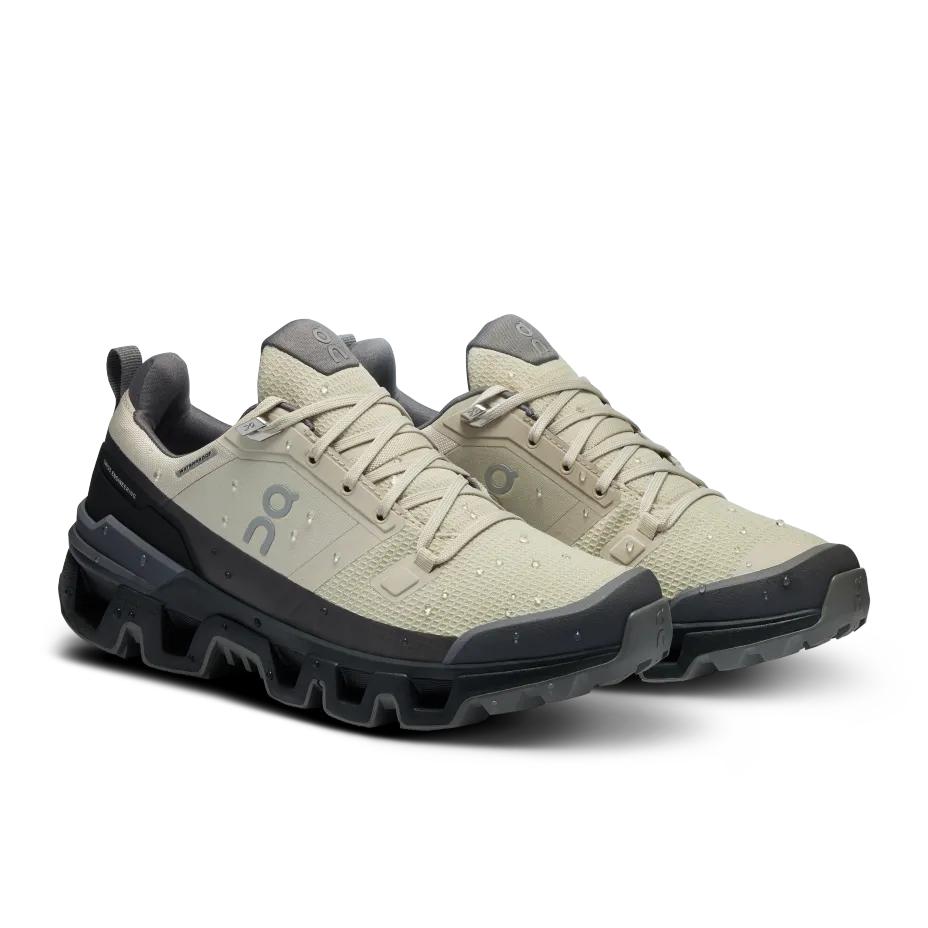 ON Cloudwander Waterproof Sand Black Women Sneakers Cream 73.97667