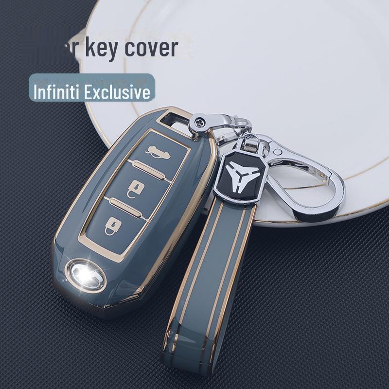 Infiniti TPU Autoschlüsselhülle - High-End Vollschutz