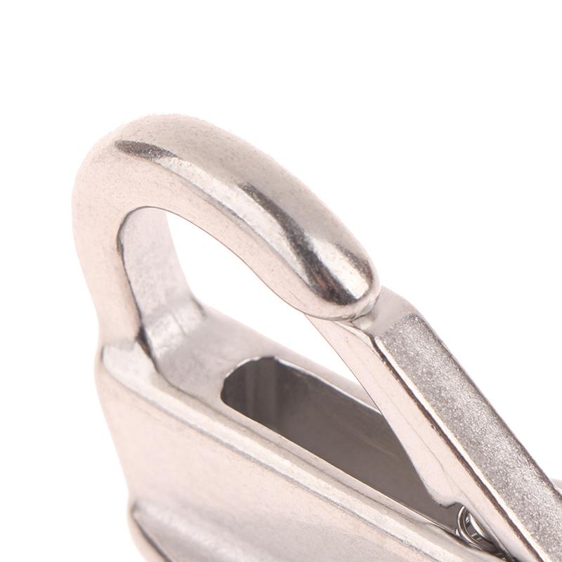 2 Τεμάχια Ανοξείδωτος Ατσάλινος Γάντζος με Ελατήριο Κλείδωμα Ναυτικός Σκάφος Ελατηριωτός Σύνδεσμος Σύνδεση Σχοινιού Γάντζος Προστασίας Εξαρτήματα Υλικού Σκάφους