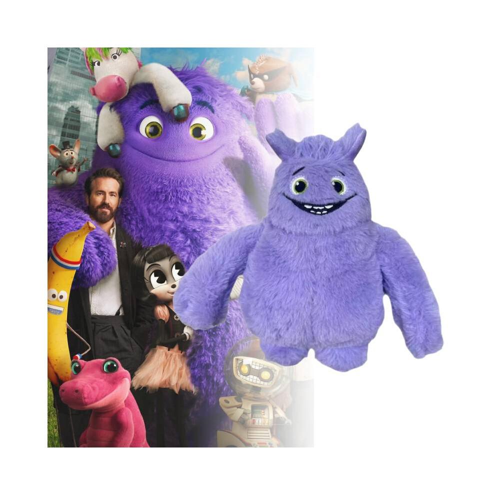IF Theme Purple Plush Toy Doll Pillow - Movie Character, 23cm, Soft Durable Gift for Kids & Adults, Room Decor