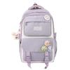 Zaino Scolastico Grande Capacità Abbinamento Colori Zaino Scolastico per Studenti 1011 Stagione Scolastica Inizio Autunno Zaino per Studenti delle Scuole Medie Versione Coreana Tempo Libero