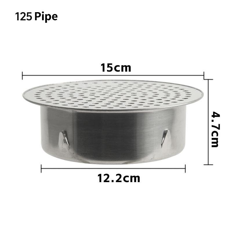 Round Hole Gutter Guard Net Stainless Steel Secondary Drainage Anti Clogging Filter Vent Anti-Blocking