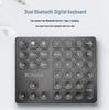 JOMAA Dual Bluetooth Rechargeable Wireless Number Pad for Office and Finance