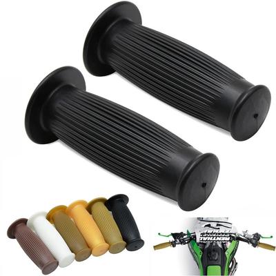 Grips Vintage Motorcycle Handle Grip Brake Throttle Grips 7/8'' Handlebar Grip Motorbike Handle Bar