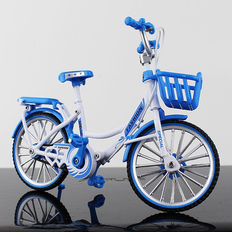 Exquisite Alloy Simulation Bicycle Model Ornaments Mini Bike Collectible Gift