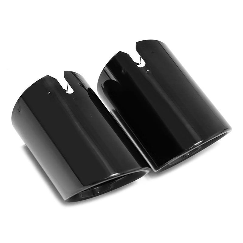 2x Ponteiras de Escape Pretas Para BMW Série 3 G20 G21 (APENAS 2019-2022 Pré-LCI) Serve para 320i 320d 330i 330e Touring Wagon Escapamento Tubo de Escape