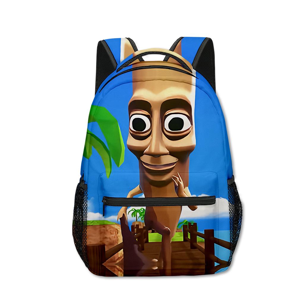 Fashion Novelty Cool Tungtungtung Student Bookbag Notebook Backpacks 3D Print Oxford Waterproof Boys/Girls Travel Backpacks