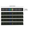 Professional Aquarium Thermometer Sticker Pack Paper Tank Temperature Strip Decals for Terrarium and Plant Pools