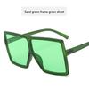 Stylowe Damskie Okulary Przeciwsłoneczne w Kwadratowej Oprawce z Metalowymi Zawiasami - Modny Europejski i Amerykański Design