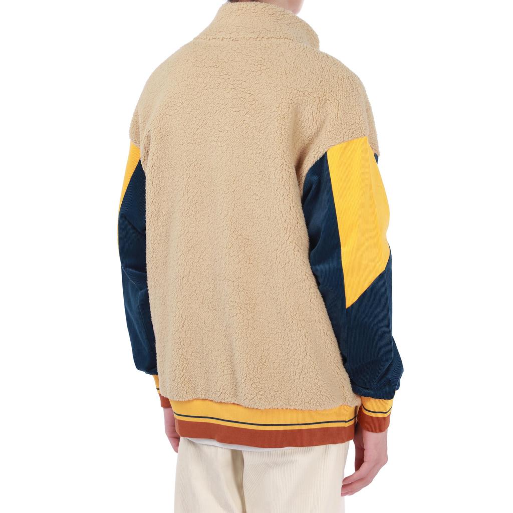 Puma Retro Sherpa Jacket Contrast Color Stitching Sports Lamb's Wool Stay Warm Logo Khaki Men's 534678-12