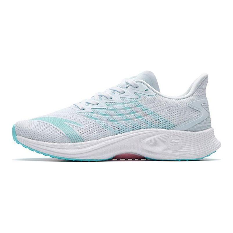 Anta Mach 2.0 Shock Absorbing Non-Slip Wear-Resistant Low-Top Running Shoes Men Sneakers White Blue 112235583-7