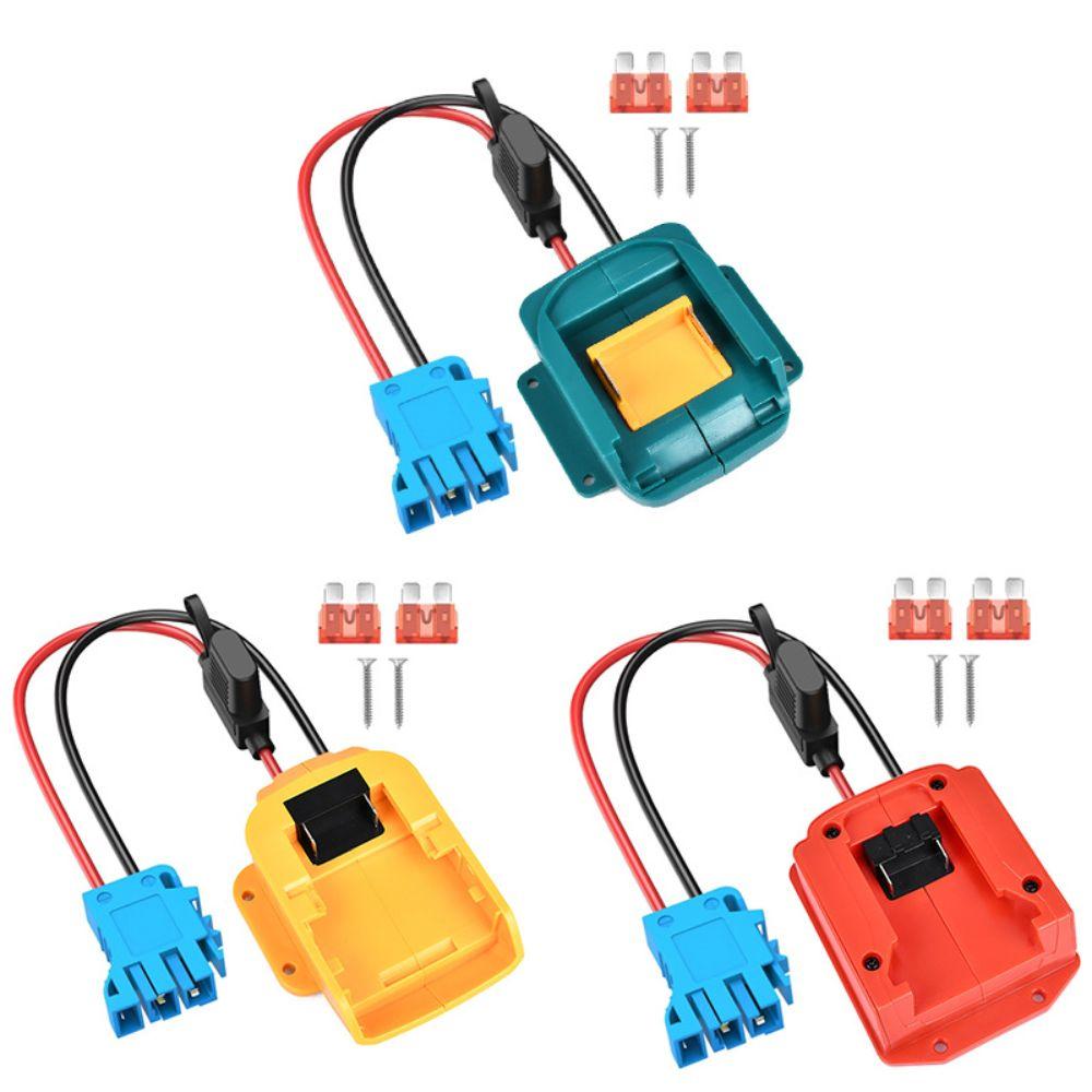 Li-ion Power Tooks Adapter for Makita / DeWalt / Milwaukee / Ryobi Li-ion Battery