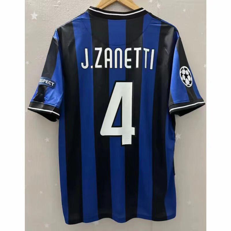 Vintage Jersey Football Jersey Classic Country Milito Ronaldo Maldini Sneider Bergkamp Jersey