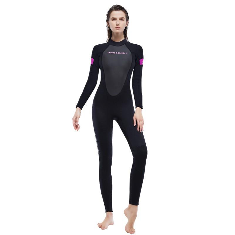 Diving Suit Men's Thick One-piece 3MM Women's Snorkeling Surfing Jellyfish Cold-proof Swimsuit