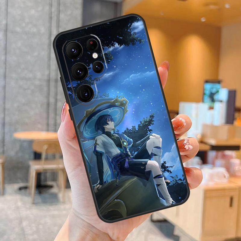 

Genshin Impact Wanderer Phone Case For Samsung Galaxy S25 S24 S23 S22 S21 S20 Ultra S9 S10 Plus S25 FE Back Cover Galaxy S24 Plus