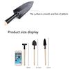 3Pcs Shovel Rake Spade Set Small Rake Shovel Spade Wooden Handle Garden Tool Sets Hand Planting Tools for Indoor Gardening