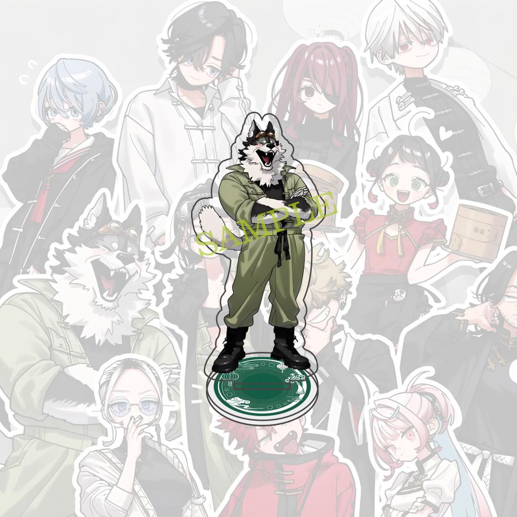 Anime Gokurakugai 10cm acrylic Standing character model  Aruma Tao Saotome Nei Takarai Tatsuomi Ban decoration cute gift