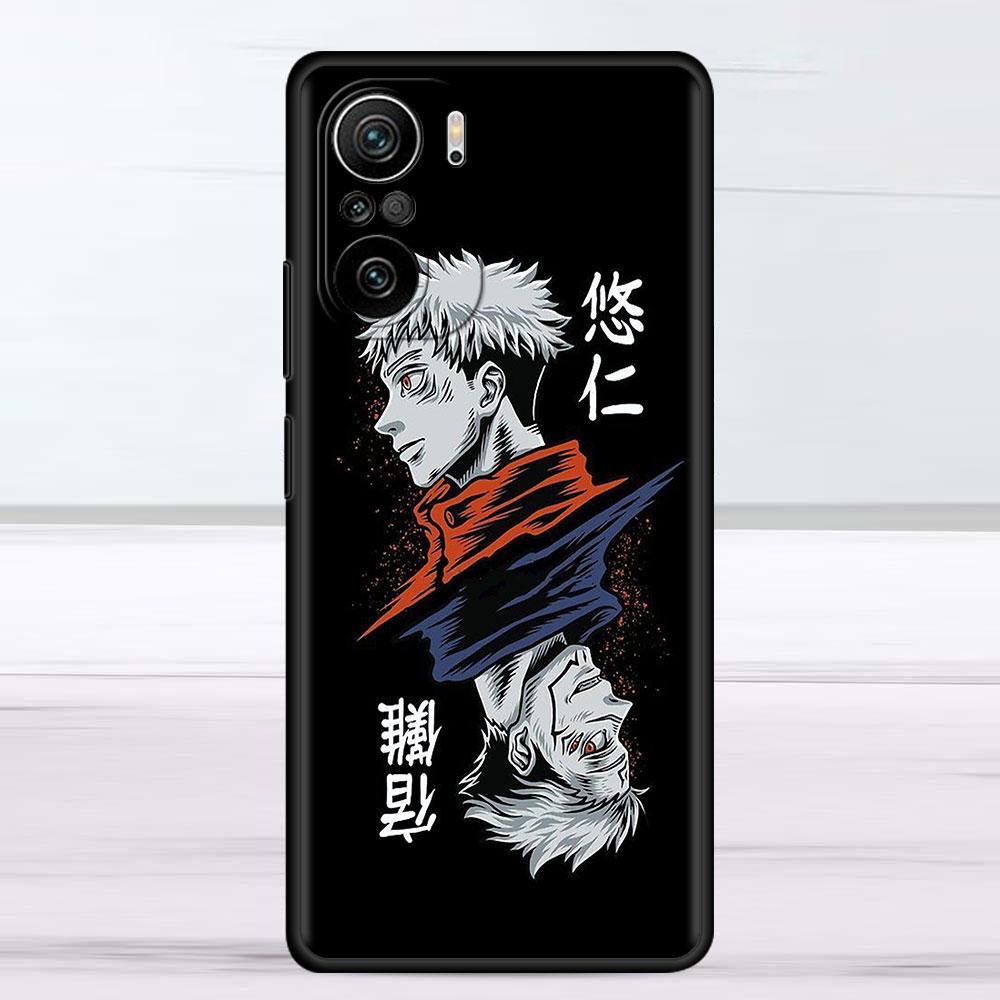 Hülle für Xiaomi Redmi Note 11 9S 10 9 8 7 9A 9C 9i K40 8T 10C 9T K50 Silikon Handyhülle Niedliches Jujutsu Kaisen Anime