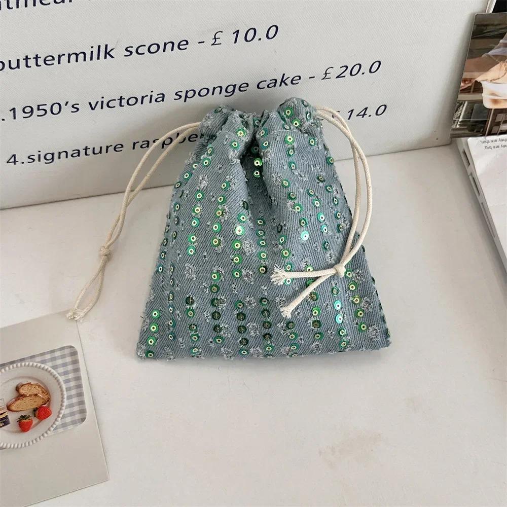 Borse Coulisse Stampa Quadrettata Borsa da Donna Portamonete Portamonete Borsa Porta Chiavi Rossetto Borsa Antipolvere per Gioielli Borse Coulisse