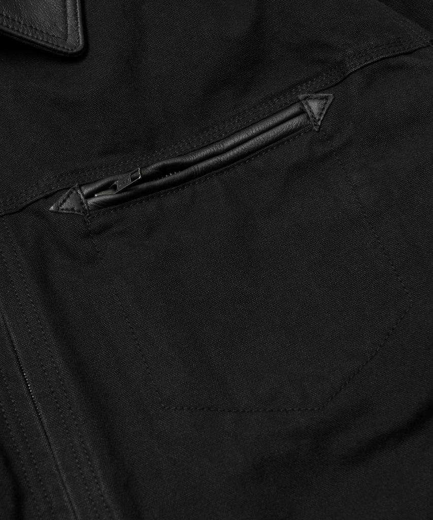 Frizmworks Heavy Canvas Destroyed Work Jacket _ Black