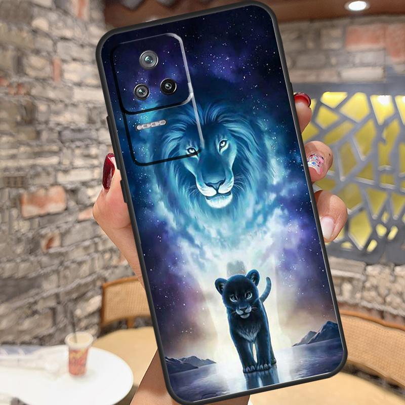 Animal Lion Case For Xiaomi 15 Ultra 13 14 11T 12T 13T 14T Pro POCO X7 X3 X5 X6 Pro M6 F5 F6 Pro Cover