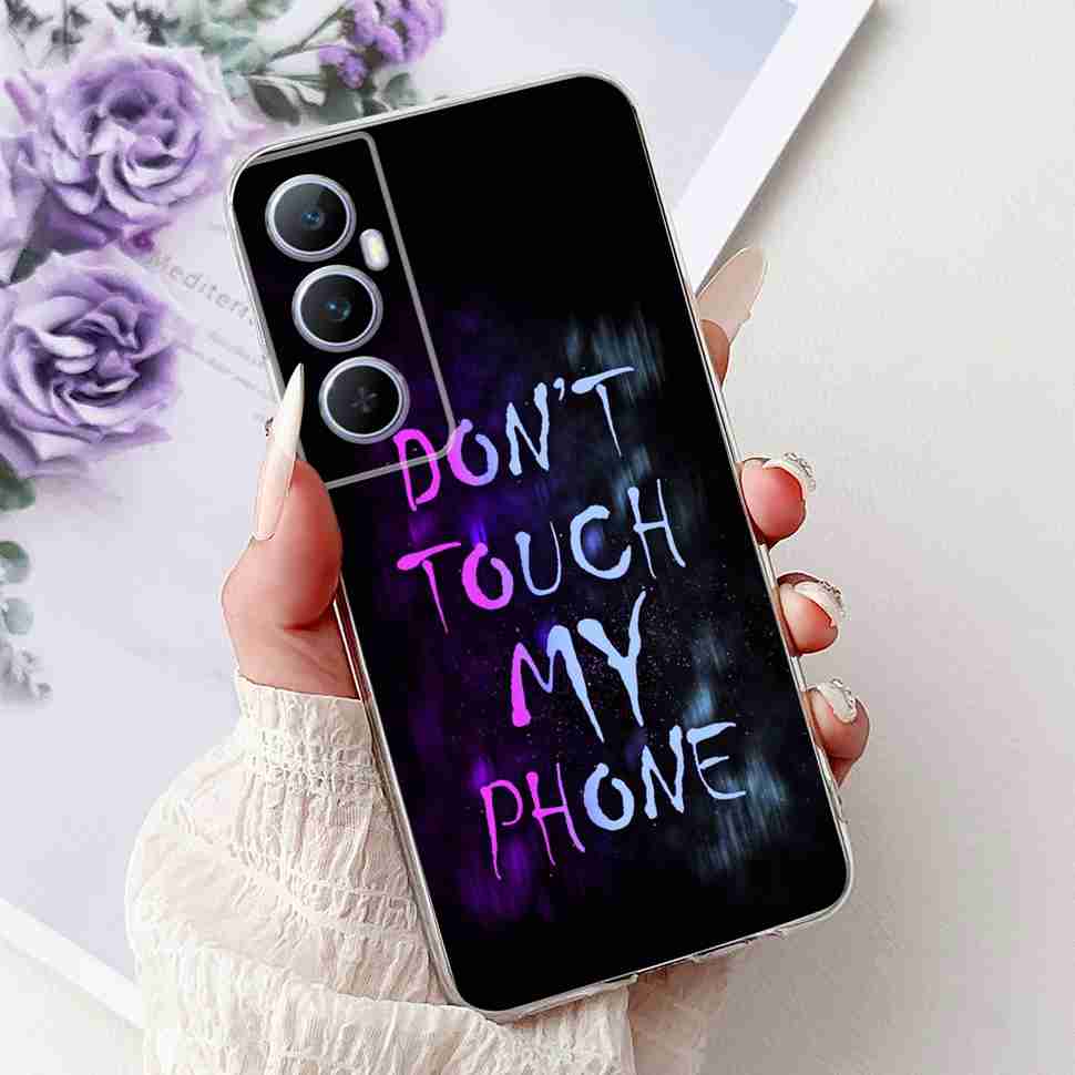 For Realme C65 Case Cute Cartoon Butterfly Cover Soft Silicone Phone Case Fundas For Realme C 65 C65 RealmeC65 4G Bumper