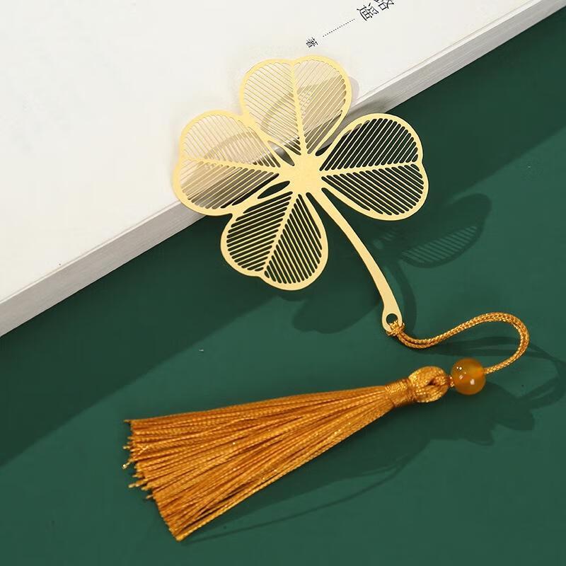 

JINGRUIXIANG Chinese Style Brass Metal Bookmarks