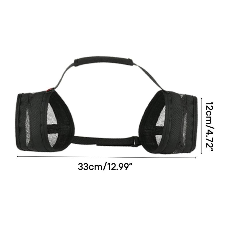 Speaker Carrying Belt Strap Case Carrying Storage Box for SRS XB43 Speaker Storage Mesh Holder Handle/ Shoulder Strap