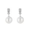 Korean Lightweight Luxury Pearl Stud Earrings – Versatile, Fashionable, High-End Design