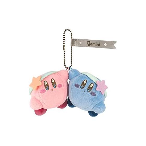 Sanei Boeki Kirby Horoscope Collection Gemini Mascot Plush with Cute Satin Ribbon EA-HC03