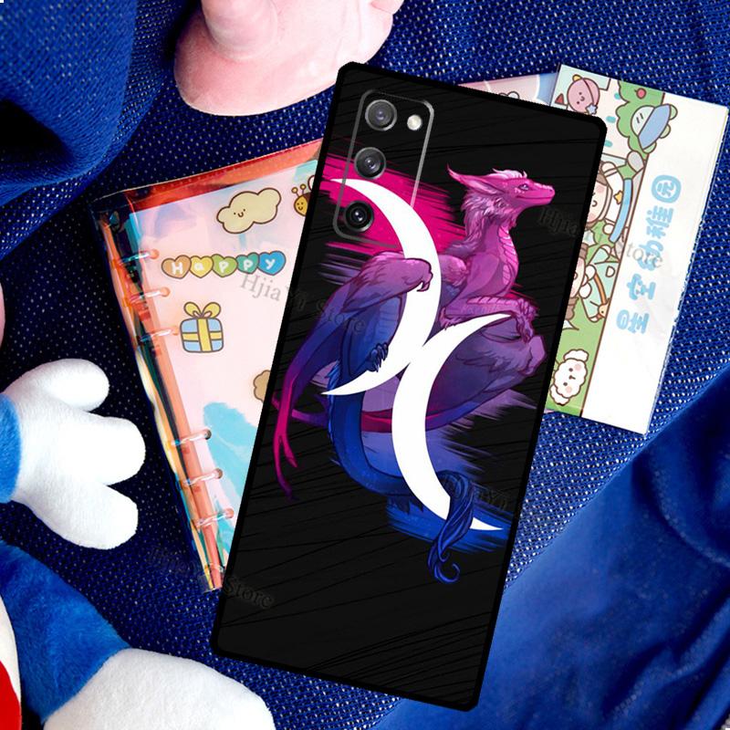 Bisexual Bi Pride Dragon Space LGBT Phone Case For Samsung Galaxy S20 FE S8 S9 S10 S20 S21 Plus Note 20 Ultra Soft Back Cover