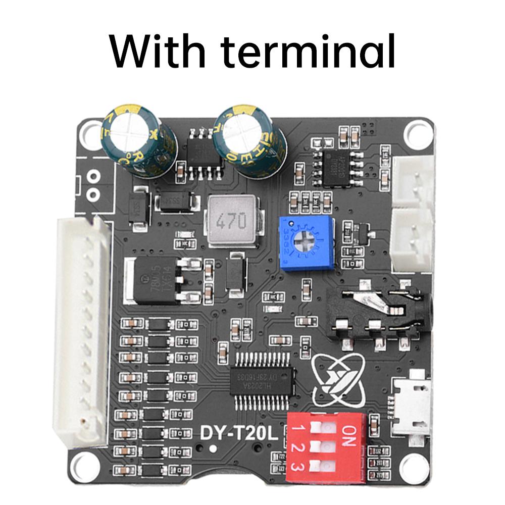 1pcs DC6-35V 10W/20W Voice Mp3 Playback Control Module Trigger Audio Module Supports USB Flash Drive TF Card DY-T20L Micro USB