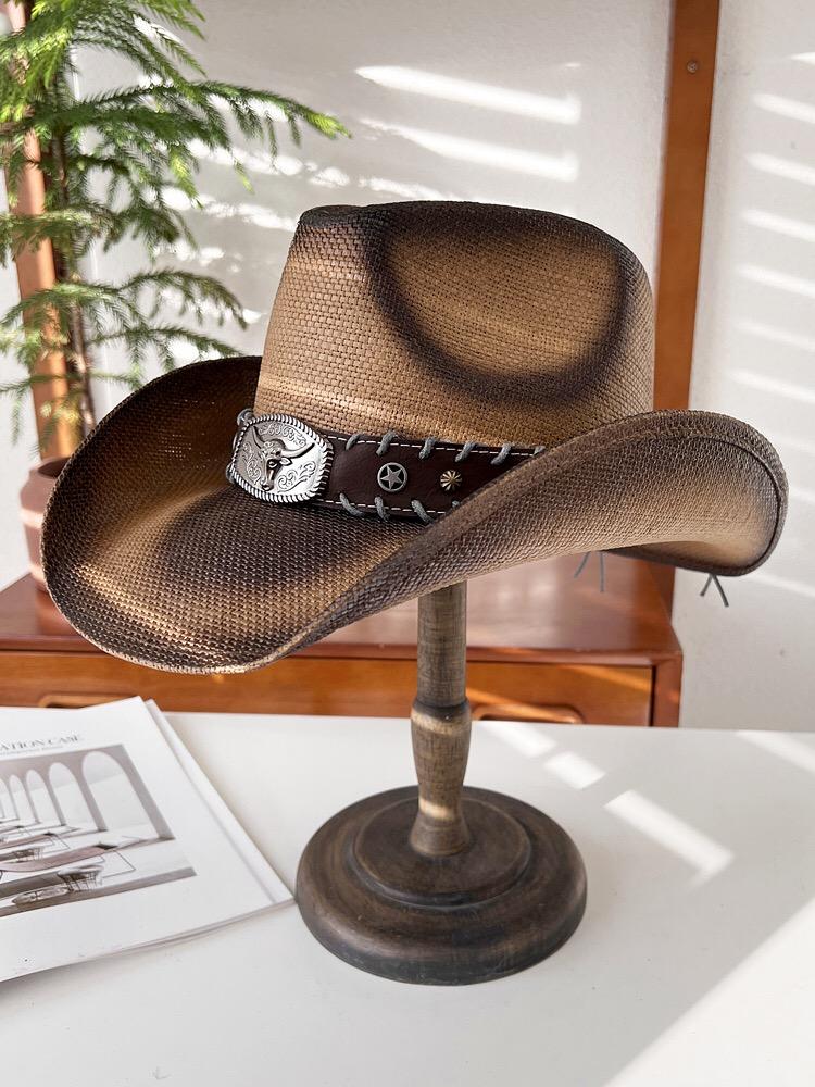 New Series Cowboy Hat Women's Men's Vintage Gentleman Dress Hat Panama Cowboy Jazz Hat Sombrero Hombre