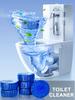 4PCS Automatic Toilet Cleaning Tablets, Bathroom Toilet Water Tank Cleaner, Ocean Fragrance Type, De