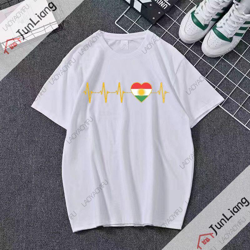 Blusa Kurdistan Donna Psichedelica Retro 2025 Maglietta Divertente Stampa Grafica Top Retro Comodo Harajuku Estetica Abbigliamento