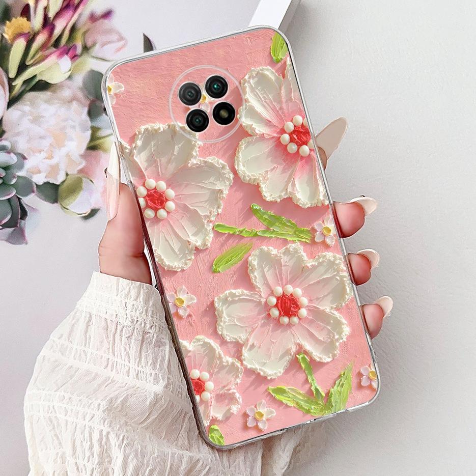 For Xiaomi Redmi Note 9 5G Case Note 9T Cute Painted Cover Soft Silicone Phone Case For Redmi Note 9T Note9 5G Back Cover Fundas
