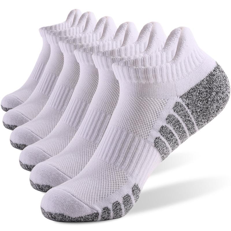 Enhanced Non-Slip Running Socks: Thick, Sweat-Absorbent, Breathable Cotton for Professional Sports