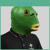 Adorabile Maschera Testa di Pesce Mostro Verde Per Feste in Costume Divertenti e Celebrazioni di Halloween