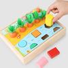 Wooden Shape Puzzle Preschool Cognitive Toy Early Learning Sorter Game Shape Sorter Puzzle for Children Kids Girls Boys Toddlers
