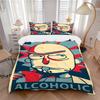 3pcs Rick_and_Morty Duvet Cover Set, 1 Duvet Cover + 2 Pillowcases (No Insert), High-Definition Print for All Seasons,Durable Yy251103056