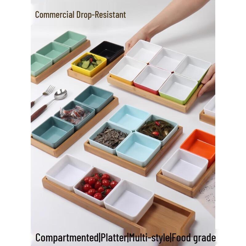 Japanisches 6-Fächer-Snack-Servierset