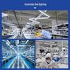 T8 Workbench Assembly Line with Integrated T5 Switch, LED Cover, High Brightness 1.2m Strip Light for Car Wash