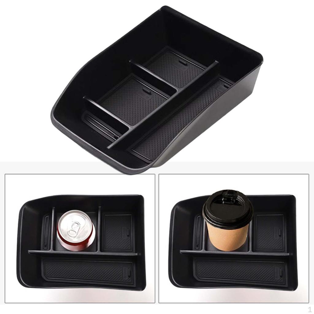 Center Console Storage Box Multi Use Accessories Organizer for Automotive Armrest