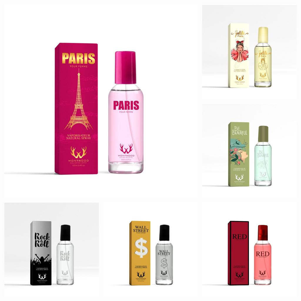 Řada parfémů Montwood pro muže a pro ženy