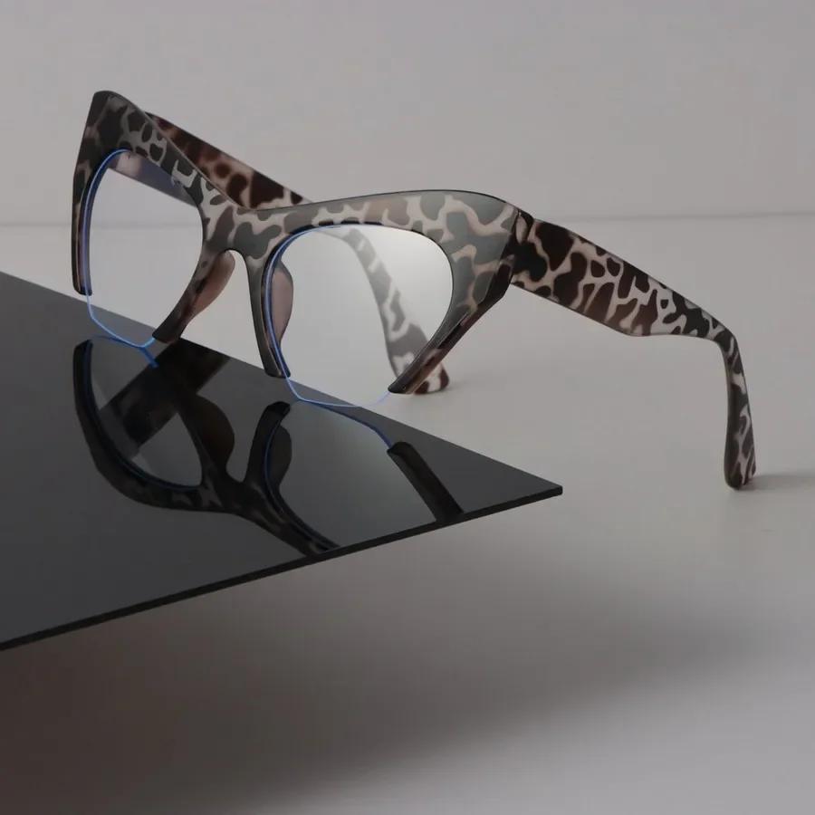 Luxury Cat Eye Frame Eyeglass Women Men Minimalist Transparent Glasses Cool Clear Lens Frame Glasses