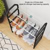 4-Tier Shoe Rack Versatile Storage Organizer Large Capacity Sturdy Construction Simple Installation Entryway Bedroom Shoe Shelf