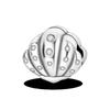 Silver Clasp 925 Silver CZ Pave Clip Charms Daisy Beads Stopper Safety Chain Fit Original Bangle Bracelet Jewelry Clip